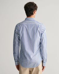 GANT - Langarmhemd REG WIDE POPLIN STRIPE SHIRT mit breiten Streifen - Lyst