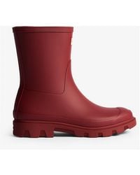 HUNTER - Downpour Short Boot Merlot Sneaker - Lyst