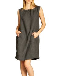 Caspar - Sommerkleid SKL017 lässiges knielanges Sommer Leinenkleid Luftig leicht - Lyst