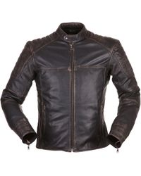Modeka - Motorradjacke Kaleo Motorrad Lederjacke (mit Rückenprotektor) - Lyst