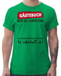 Shirtracer - T-Shirt Gästebuch . 60. Geburtstag - Lyst