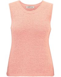 Cartoon - Pullunder Strickpullover Kurz ohne Arm - Lyst
