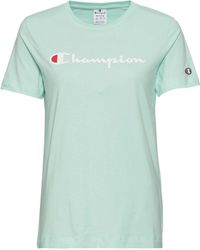 Champion - Icons Crewneck T-Shirt Large Logo - Lyst