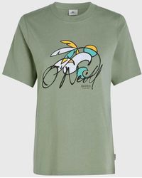 O'neill Sportswear - ' - O ́NEILL T-Shirt Luano Graphic Lily Pad - Lyst