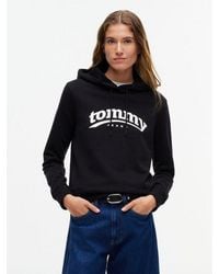 Tommy Hilfiger - Kapuzensweatshirt Tjw Reg Ess Logo 1 Hoodie Ext Baumwolle - Lyst