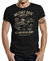 GASOLINE BANDIT® - ® T-Shirt für Biker Military Army-Jeep Fans: American Legend - Lyst