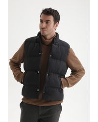 Antioch - Kurzweste Stand Collar Puffer Vest - Lyst
