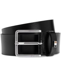 BOSS - Ledergürtel Ther-Flag-E Sz35 Leather Belt Aus Echtem Rindsleder - Lyst