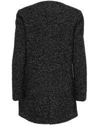 ONLY Woll Mantel - Schwarz