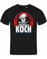 deinshirt - Print- T-Shirt Traue niemals einem dünnen Koch Funshirt mit Motiv - Lyst