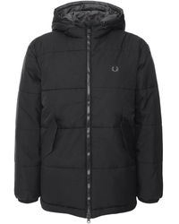 Fred Perry - Kurzjacke Jacken, Short Quilted Parka - Lyst