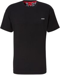 HUGO - Pyjamaoberteil Tortuga mit Markenlabel - Lyst