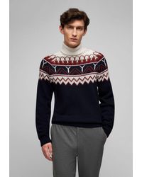 Hechter Paris - Strickpullover mit Intarsienmuster - Lyst