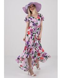 YC Fashion & Style - Sommerkleid Purple Petal Maxikleid– Für stilvolle Anlässe Alloverdruck - Lyst