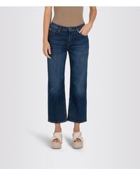 M·a·c - Regular-fit-Jeans CULOTTE, basic blue stone - Lyst