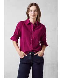 Cecil - Langarmbluse mit Brusttasche - Lyst