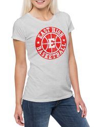 Urban Backwoods - Print- East High Basketball II T-Shirt Team Mannschaft School Logo Sign - Lyst