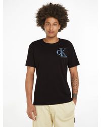 Calvin Klein - T-Shirt META MONOGRAM TEE mit Logodruck - Lyst