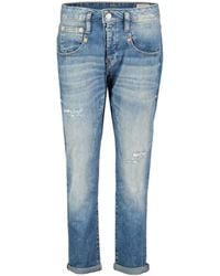 Herrlicher - 5-Pocket- Jeans SHYRA CROPPED ORGANIC DENIM CASHMERE (1-tlg) - Lyst