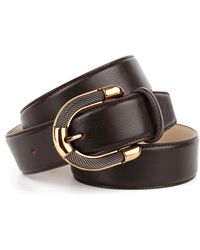 Anthoni Crown Leren Riem - Bruin