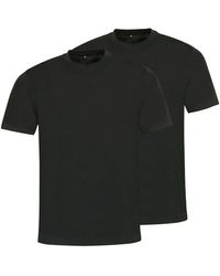 Hajo - T-Shirt, 2er Pack - Basic, Kurzarm - Lyst