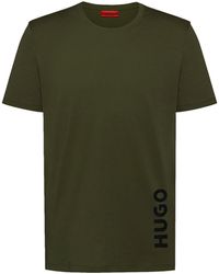 HUGO - T-Shirt RN Relaxed mit UV-Schutz - Lyst