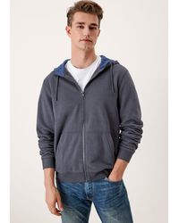S.oliver - Allwetterjacke Sweatjacke mit Kapuze Kontrast-Details - Lyst