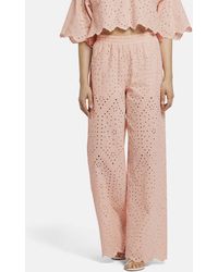 Nicowa - Stoffhose (1-tlg) NIMOLA bestickte Sommer Hose - Lyst