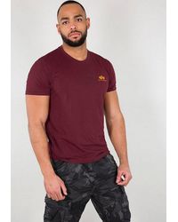 Alpha Industries - Rundhalsshirt BASIC T SMALL LOGO - Lyst