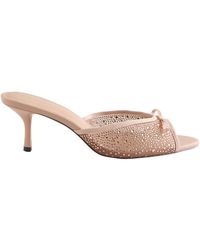 Next - Forever Comfort® Pantoletten mit Glitzer Sandalette (1-tlg) - Lyst