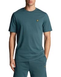 Lyle & Scott - T-Shirt Basic , 100% Baumwolle, Gerader Schnitt - Lyst