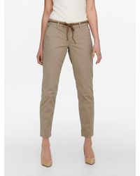 ONLY - Chinohose ONLEVELYN REG ANKLE CHINO PANT PNT NOOS - Lyst