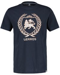 Lerros - T-Shirt mit Logoprint - Lyst