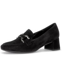 Gabor - Pumps Blockabsatz, Abendschuh, Businessschuh Mit Edler Zierspange, Weite G - Lyst