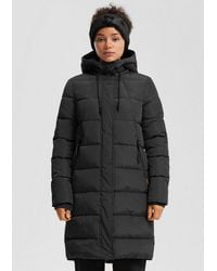 QS - Wintermantel Outdoor-Mantel Wattierter Steppmantel - Lyst