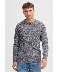 Solid - Strickpullover Sdphilemon Strickpulli Mit Zopfstrickmuster - Lyst
