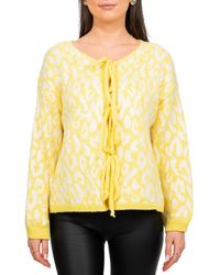 Reichstadt - Strickjacke Strickpullover 25RSW069 mit Schleifen (1-tlg) by Amalfy - Lyst