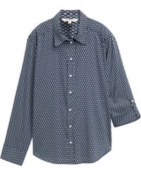 Tom Tailor - Blusentop printed blouse with collar - Lyst