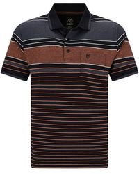 Hajo - Poloshirt Pikee und Streifenmix in stay fresh-Qualität - Lyst