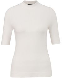 Comma, - Sweatshirt Strickpullover - Lyst