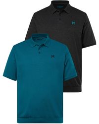 Men Plus - Plus Poloshirt Men+ Poloshirts 2er-Pack Bauchfit Basic Piqué - Lyst