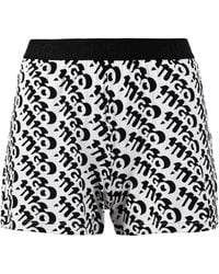 HUGO - Pyjamashorts Unite Shorts Printed sichtbarem Bund mit Marken-Logos - Lyst