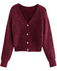 Next - Pullover Funkelnde Wende-Strickjacke mit V-Ausschnitt (1-tlg) - Lyst