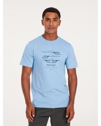 Protest - Kurzarmshirt PRTRIMBLE t-shirt Dusk Blue - Lyst