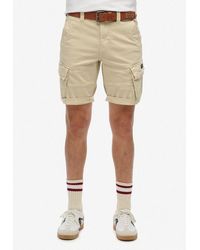 Superdry - Cargobermudas Core Cargo Short Straight Fit, Mit Reißverschluss Und 1-Knopf-Verschluss, Knielang - Lyst