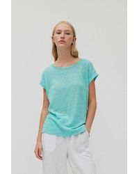 THE FASHION PEOPLE - T-Shirt solid Linen - Lyst