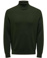 Only & Sons - Strickpullover ONSPHIL REG 12 STRUC ROLL NECK KNIT - Lyst