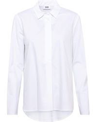 just white - Hemdbluse Bluse /1 Arm - Lyst