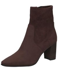Caprice - Stiefelette Veloursleder Stiefelette - Lyst