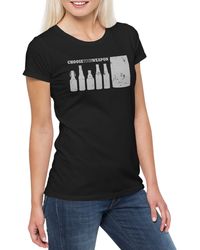 Urban Backwoods - Print- Choose Your Weapons I T-Shirt Bottle Flaschen Alkohol Bier Wein - Lyst